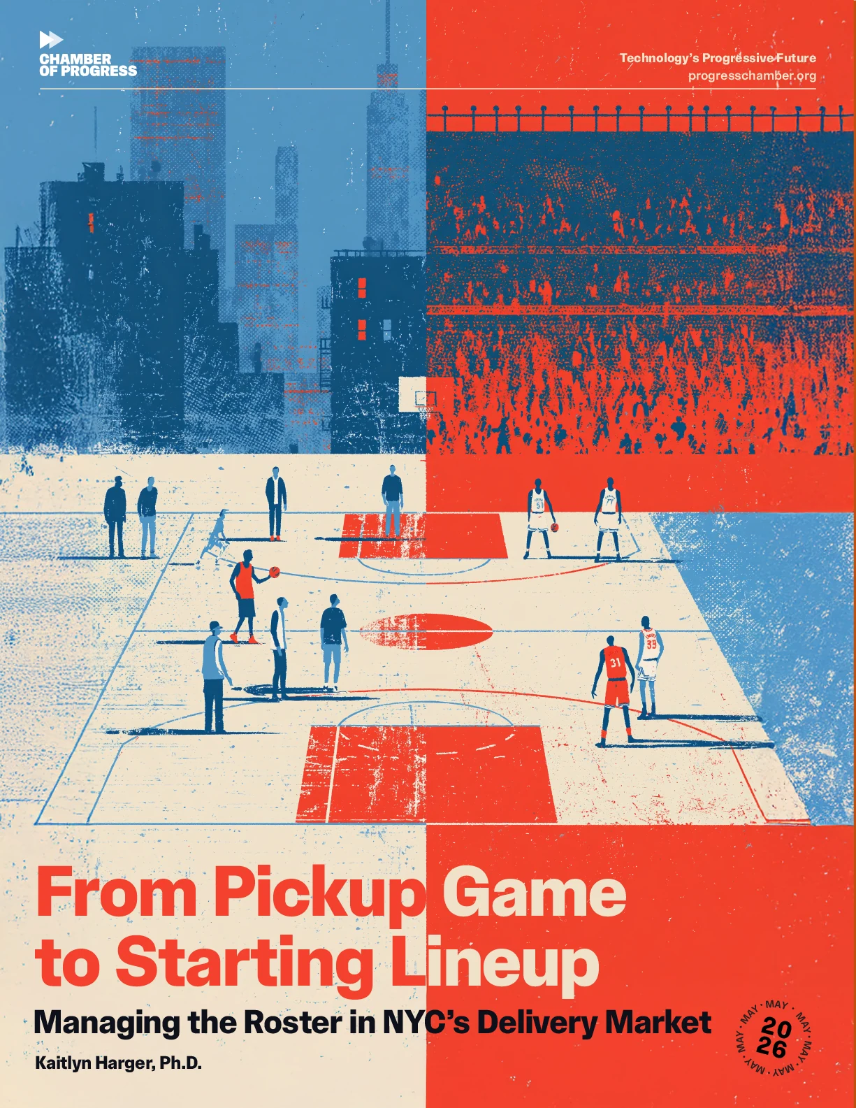 Cover of From Pickup Game to Starting Lineup: Managing the Roster in NYC's Delivery Market by Kaitlyn Harger, Ph.D.