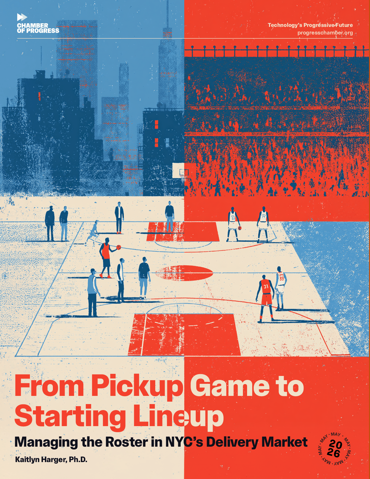 Cover of From Pickup Game to Starting Lineup: Managing the Roster in NYC's Delivery Market by Kaitlyn Harger, Ph.D.